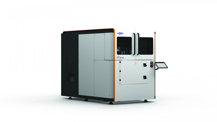 La nuova AgieCharmilles CUT AM 500 supporta la stampa 3D offrendo un modo rapido per separare i componenti in metallo stampati in 3D dalla piastra di montaggio preservando al contempo l’integrità del componente